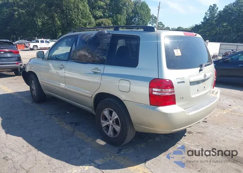 2003 Toyota Highlander V6 from USA, damaged, VIN JTEGF21AX30105659